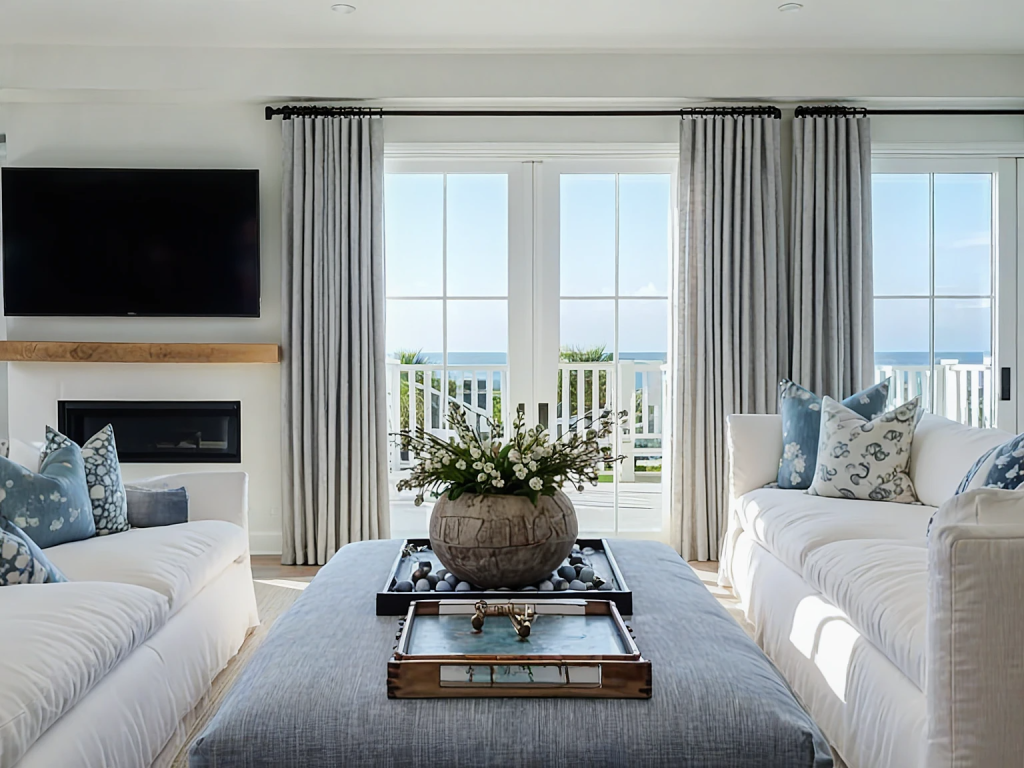 coastal style living room