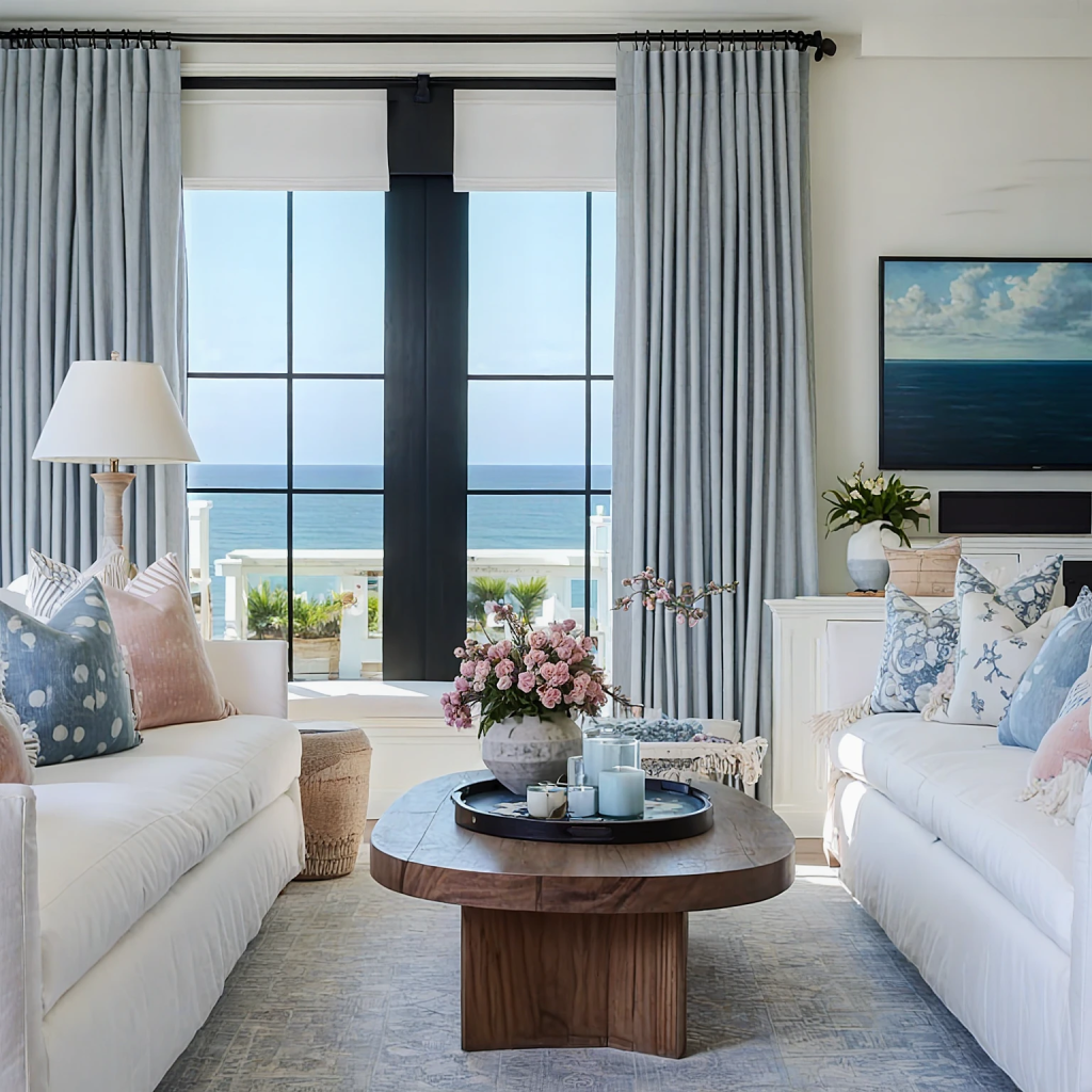 coastal style living room